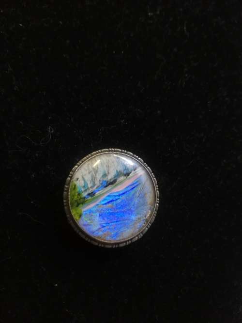 Stunning Thomas L Mott Vintage Silver Brooch