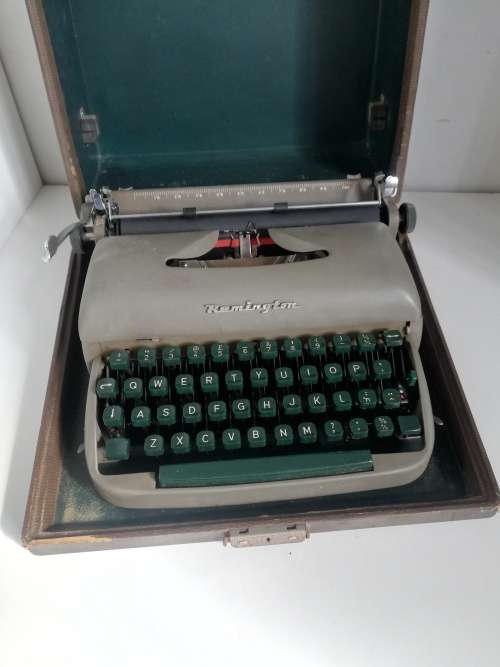 Remington Typewriter in case