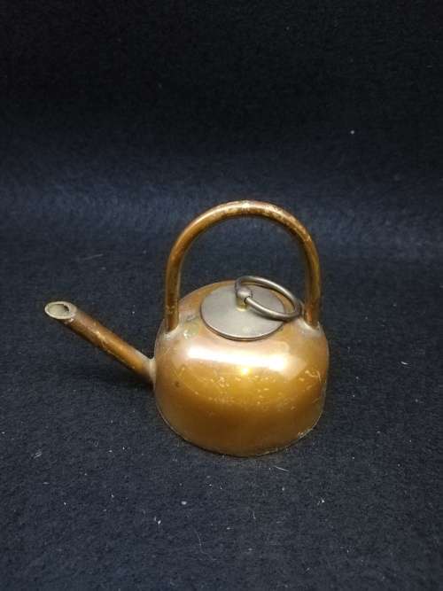 VINTAGE copper kettle ornament