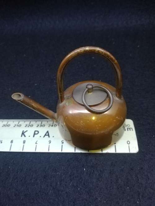 VINTAGE copper kettle ornament