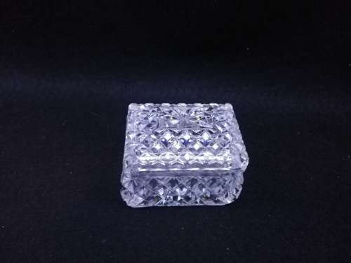 Beautiful glass trinket box