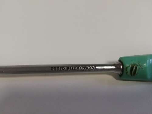 Vintage Proto fork with green handle