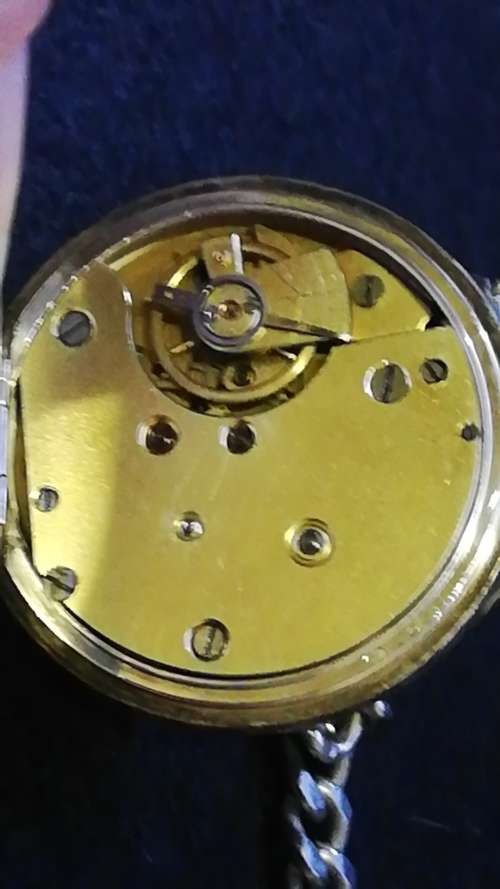 Silver pocket watch - not tested