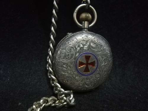 Silver pocket watch - not tested