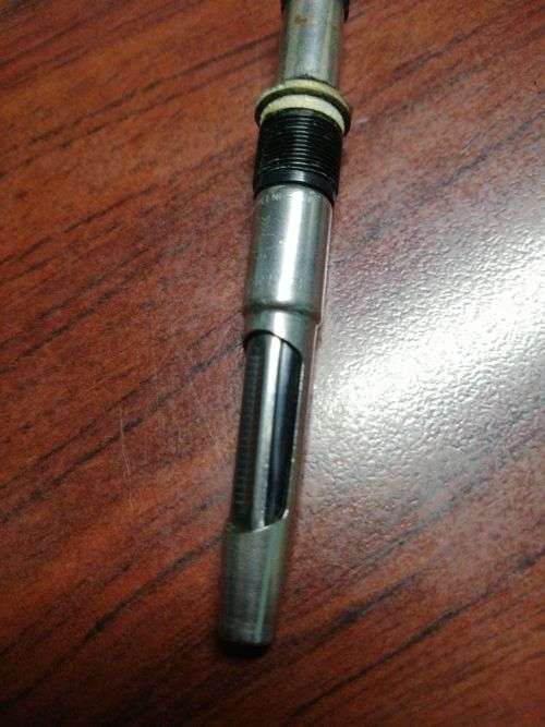 Parker rolled gold fountain pen - for spares I think - 14k nib