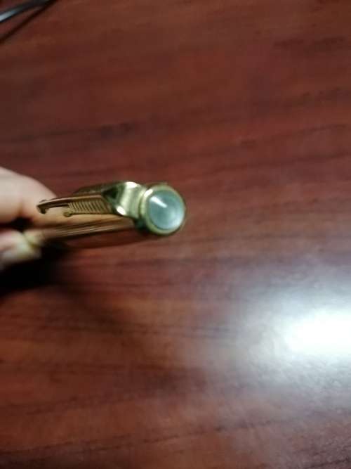 Parker rolled gold fountain pen - for spares I think - 14k nib