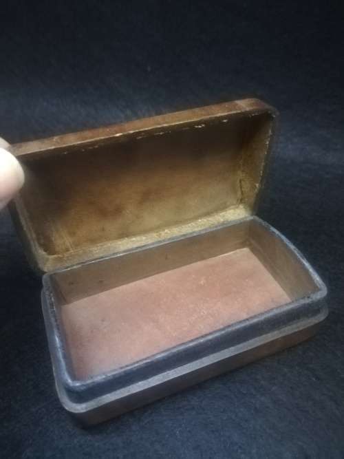Vintage leather box