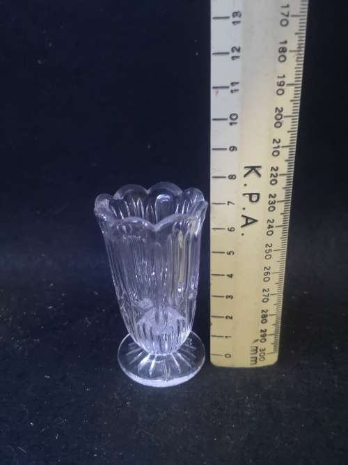 Small glass vase