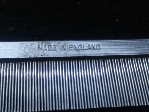 Lice comb - made in England