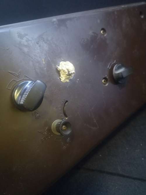 Retro Rhythm 2 jewels Bell & music clock - working music box! Keeps time