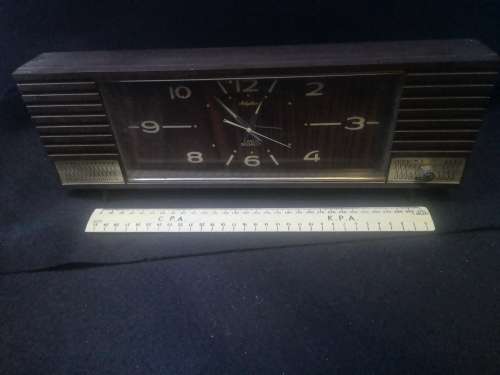 Retro Rhythm 2 jewels Bell & music clock - working music box! Keeps time