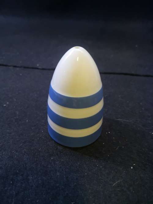 TG Green Salt shaker  Cornish Blue