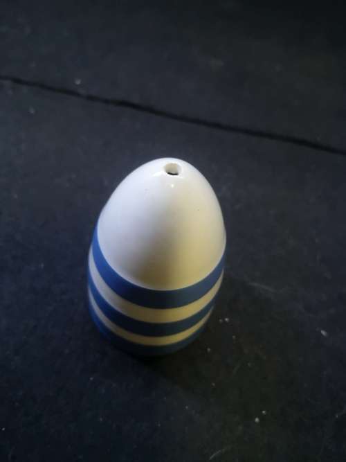 TG Green Salt shaker  Cornish Blue