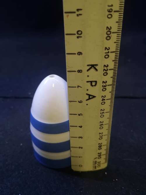 TG Green Salt shaker  Cornish Blue