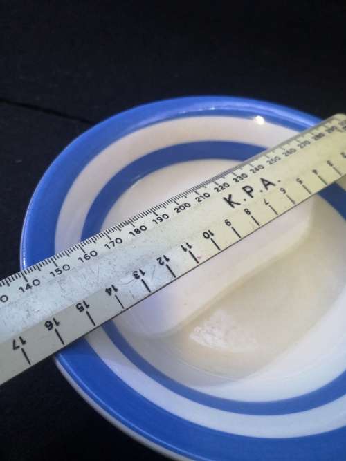 TG Green Blue and White Cornishware bowls x 2