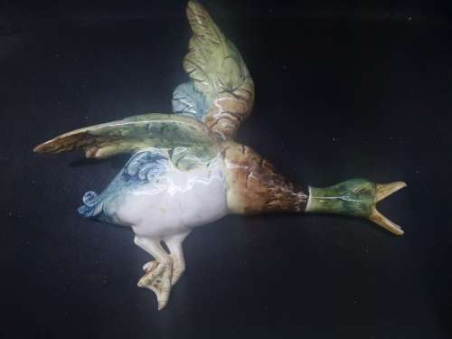 Vintage Big flying duck - made in Czechoslovakia - repaired