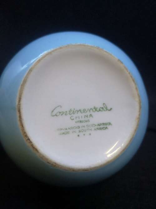 Continental china blue milk jug