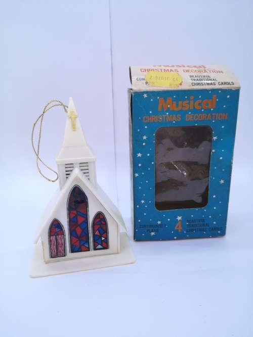 Vintage musical Christmas ornament