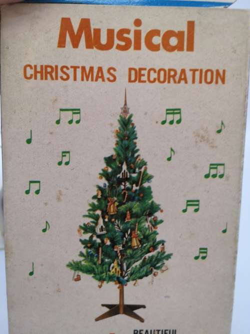 Vintage musical Christmas ornament