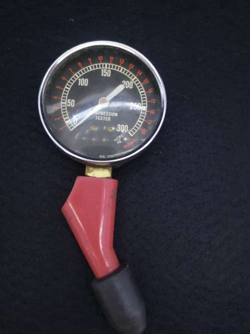 Vintage compression tester in box