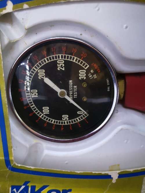Vintage compression tester in box