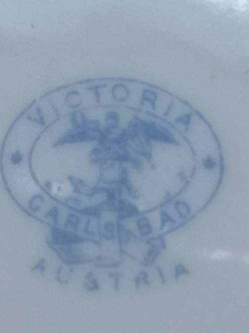 Victoria Carlsbad Austria plate