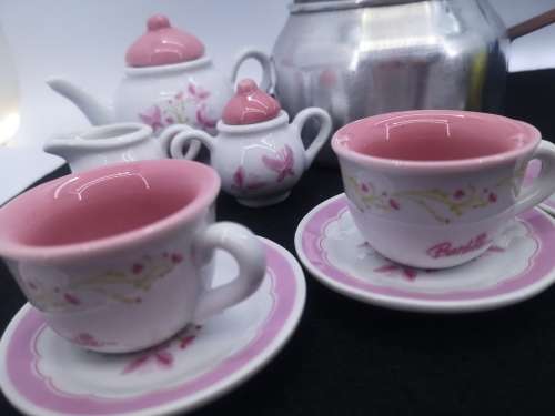 Tea time Kiddies combo -tea sets and double boiler  no lid