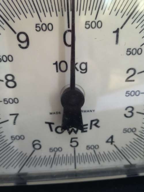 Vintage Tower scale - all metal body