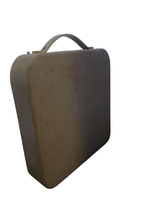 Smith Corona Skyriter Portable Typewriter with metal carry case