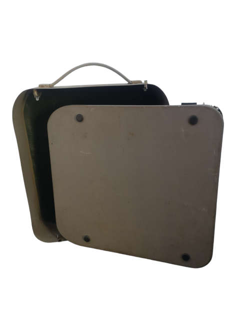 Smith Corona Skyriter Portable Typewriter with metal carry case