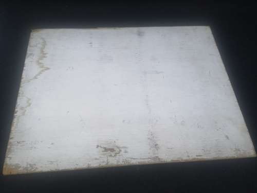 Oil on wooden board - Vintage painting