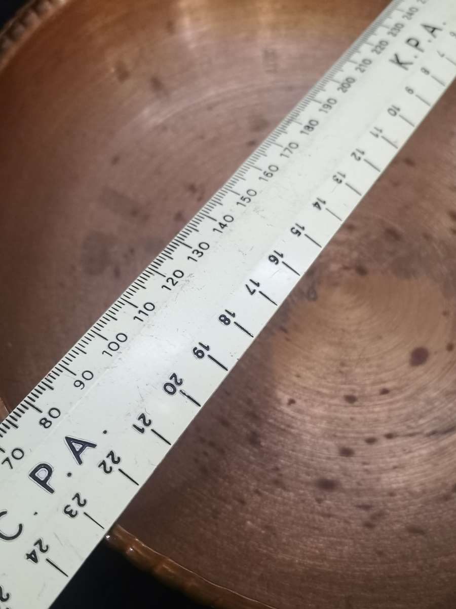 Vintage Richard Mead copper flower vase - made in Rhodesia