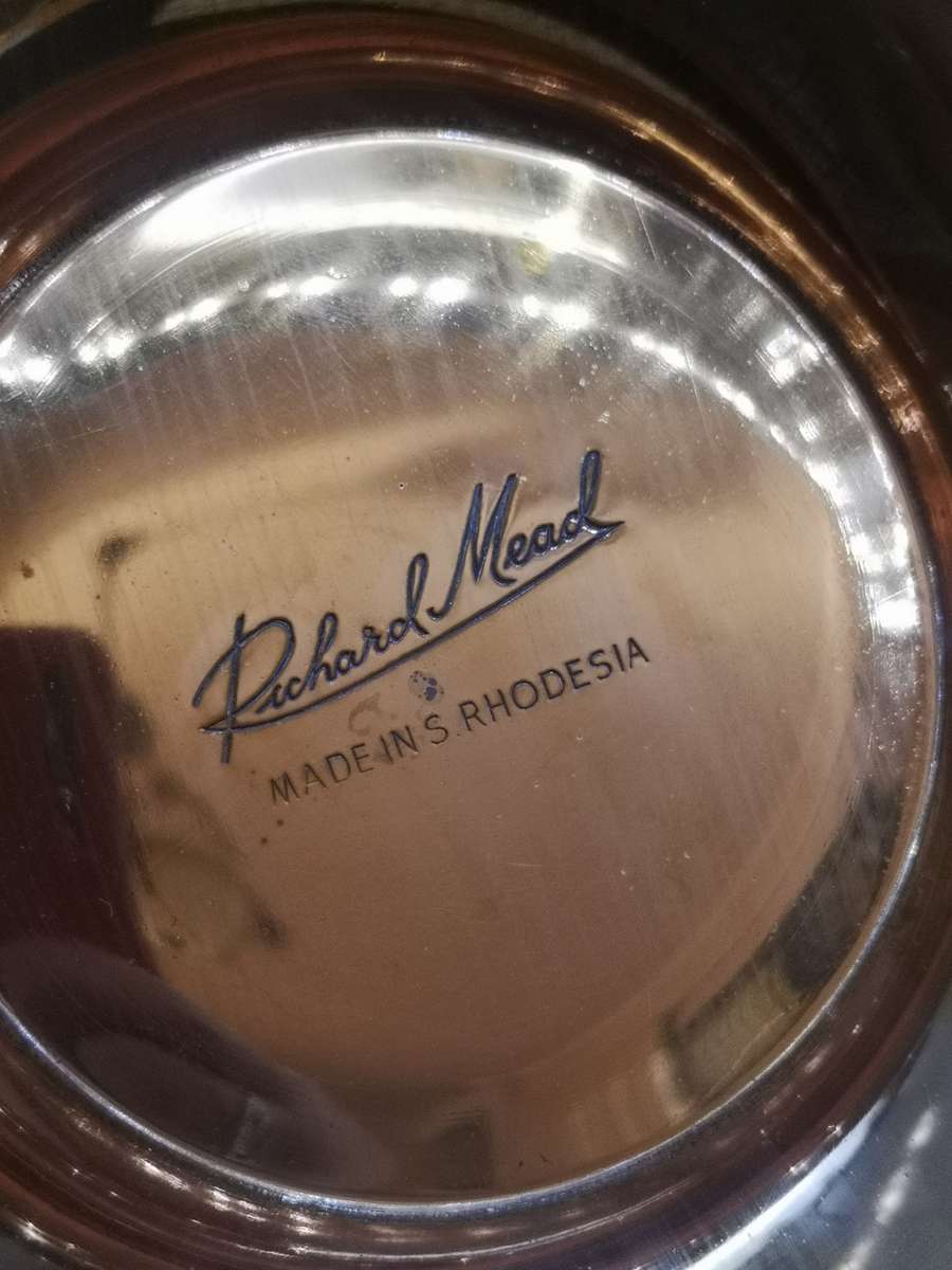 Vintage Richard Mead copper flower vase - made in Rhodesia