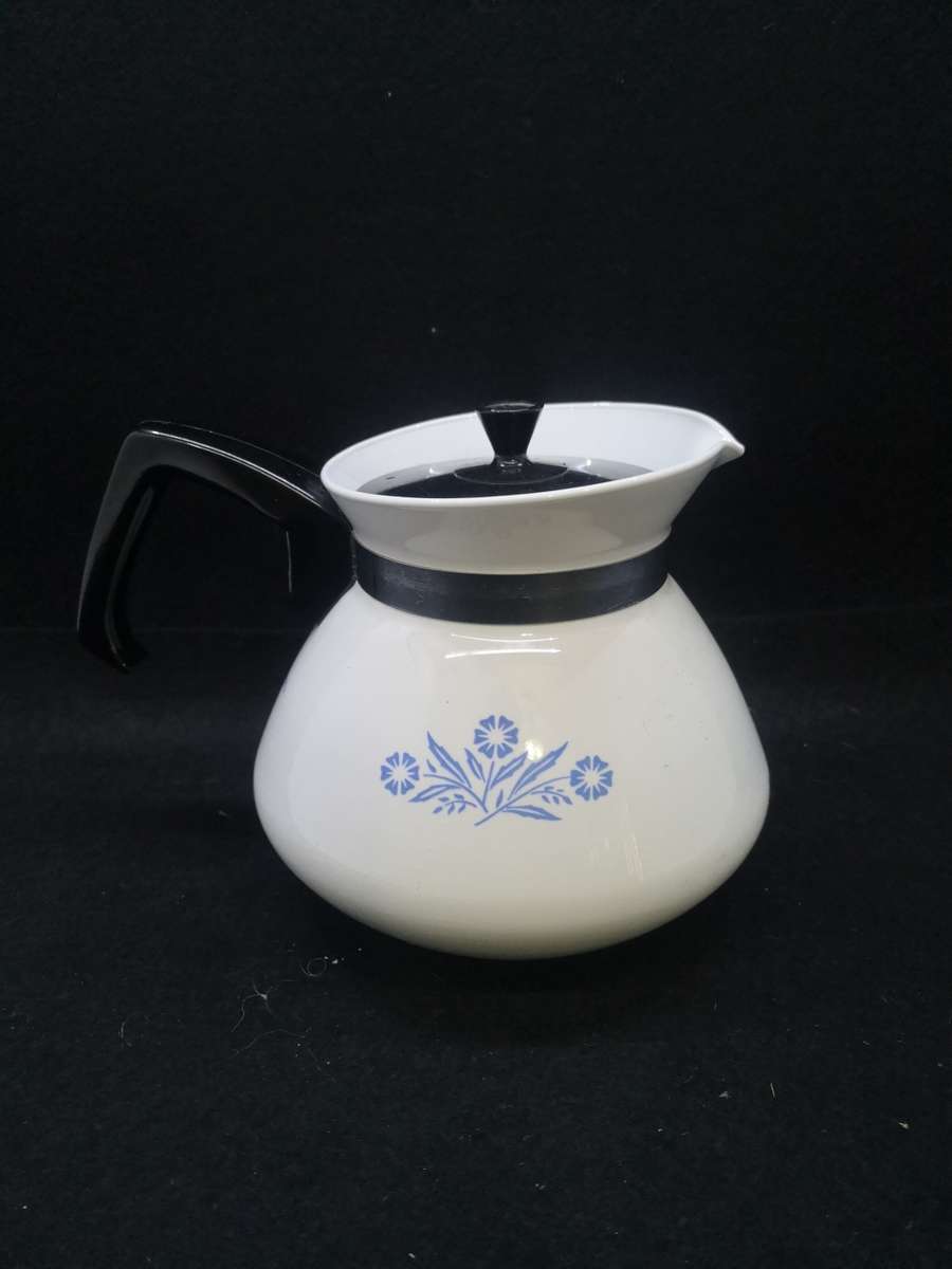 Blue Cornflower Corning Ware teapot