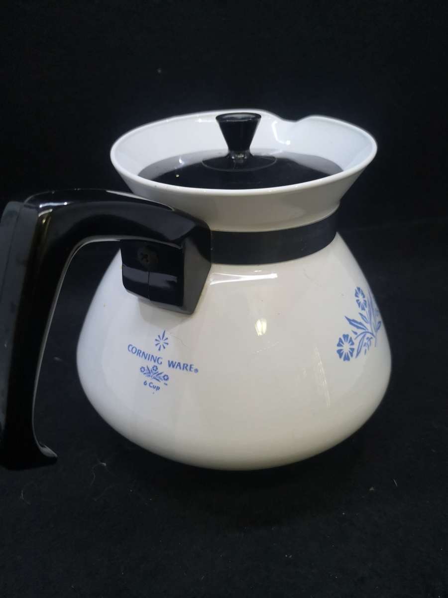Blue Cornflower Corning Ware teapot