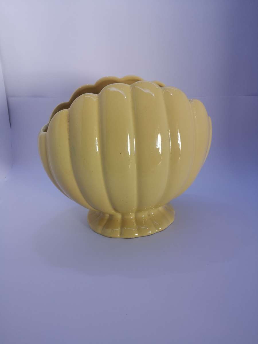 Stunning Lucia Ware yellow vase