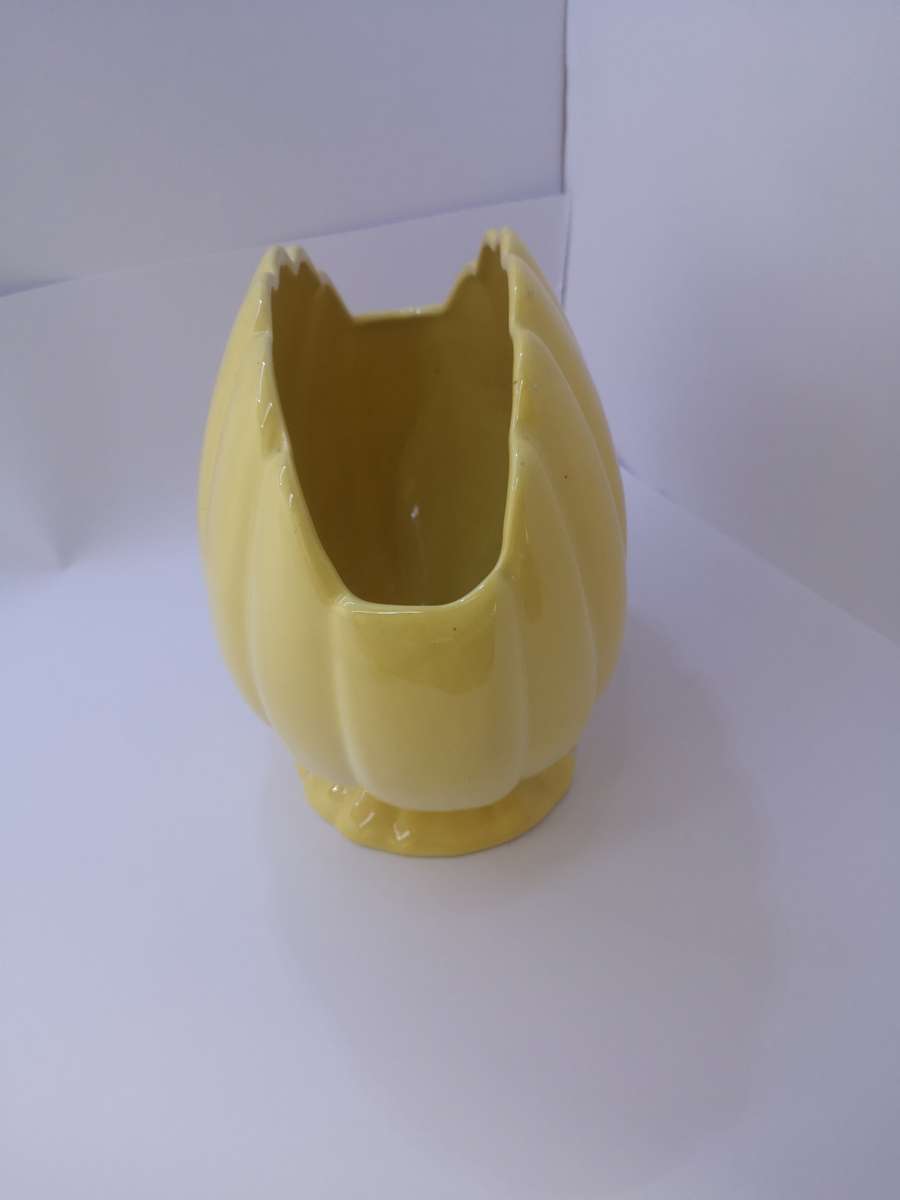 Stunning Lucia Ware yellow vase