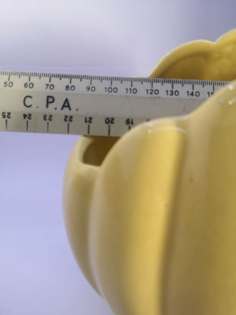 Stunning Lucia Ware yellow vase