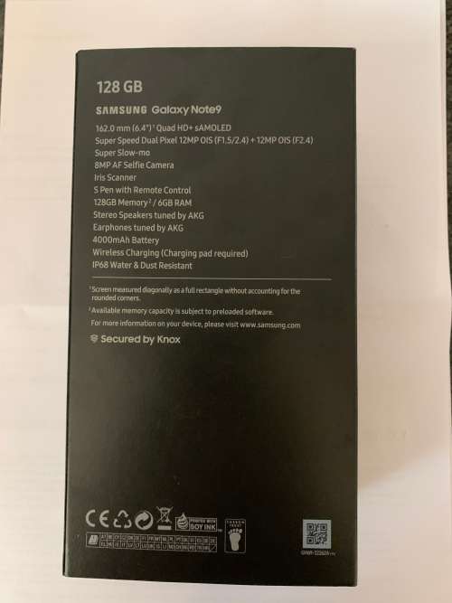 Samsung Galaxy Note 9 128GB Black