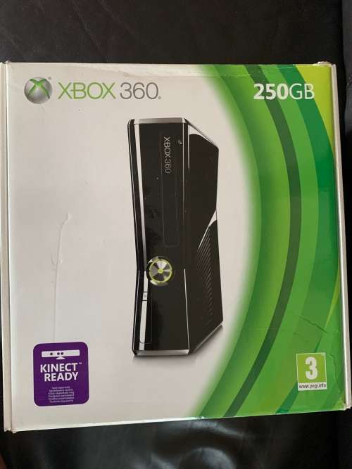 Microsoft Xbox 360 250Gb In Original Box And Accessories