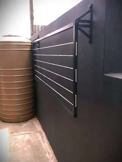 Alu-washlines Black 2.5 Aluminum Washing Line