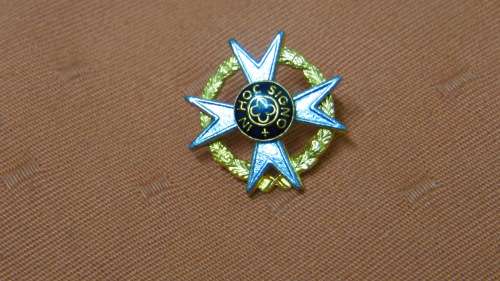 CHAPLAIN BREAST BADGE ALL PINS