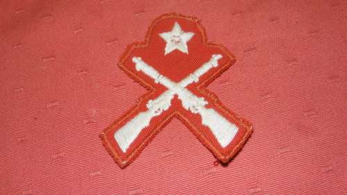 CADET SHARPSHOOTER CLOTH BADGE