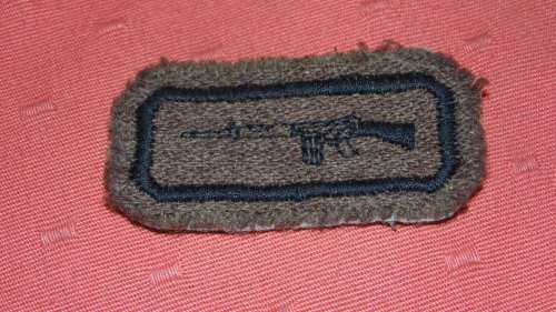 SADF NUTRIA EMBROIDERED SHOOTING BADGE