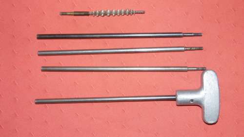 RIFLE CLEANING RODS AND BRUSH