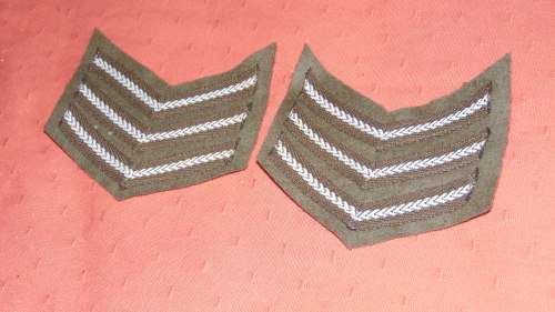 SADF SERGEANT RANK SET