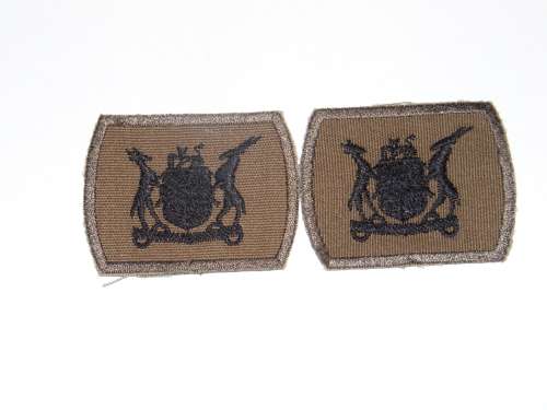 SADF FIRST CAMMO WO2 RANK SET