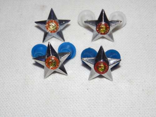 SADF CHROME LIEUTENANT RANK SET ALL PINS