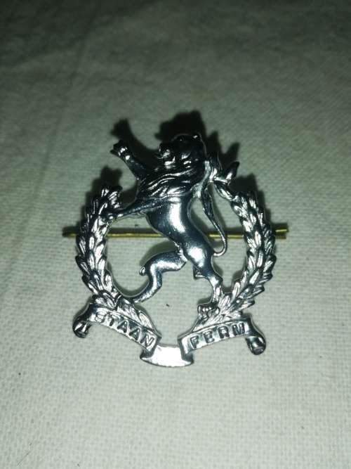 REGIMENT HIGHVELD CAP BADGE