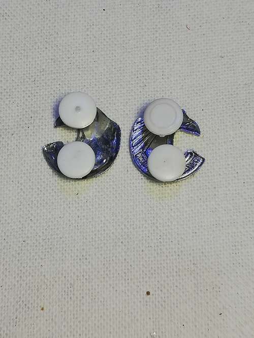 PERSONNEL SERVICE CORPS MESS DRESS COLLAR BADGE SET